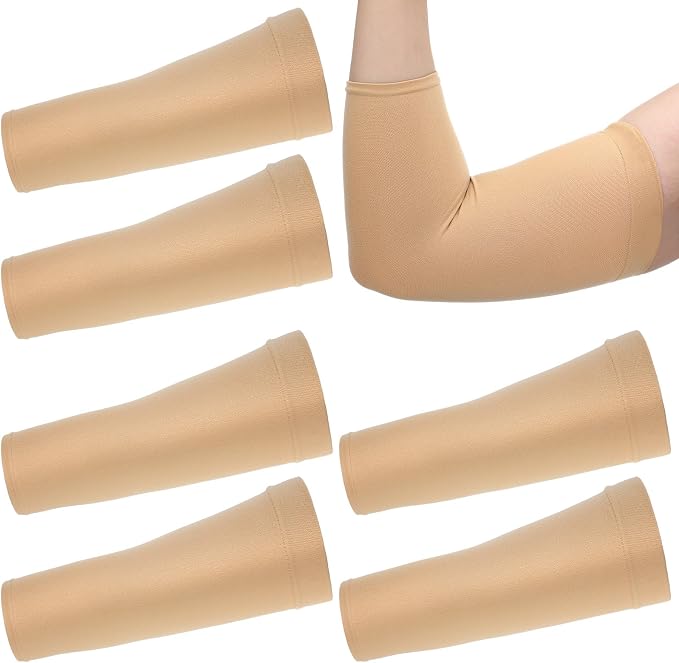 6 Pcs Picc Line Sleeve for Upper Arm Fistula Dialysis Sleeve Cover One Size Fits Most Breathable Arm Cover Adult