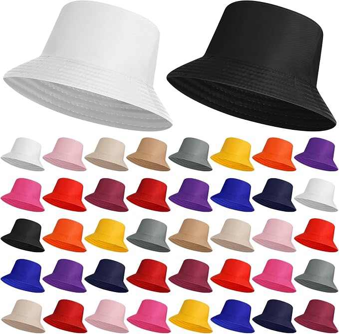 Haysandy Bulk Bucket Hats for Summer Camps Sun Protection Quick Dry Fishing Hats for Teams and Group Events