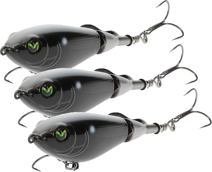 Lew's Mach Baits Patroller Propeller Bait Fishing Lure, Topwater Propeller Bait, Rotating Tail Section, Sound Chamber