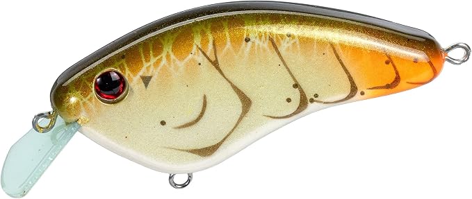 Strike King Hardliner Fishing Lure, Flat Sided Crankbait, Circuit Board Lip, Extra Tight Wobble, Size 4 Treble Hooks