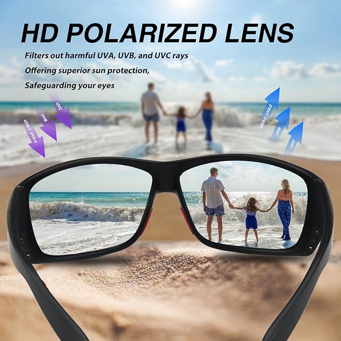 Floating Polarized Fishing Sunglasses for Men Women, Sailing Boating Gifts Beach Cool Style Glasses