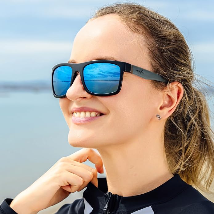 INFI Fishing Polarized Sunglasses for Men Driving Running Mirrored Glasses UV400 Protectiont
