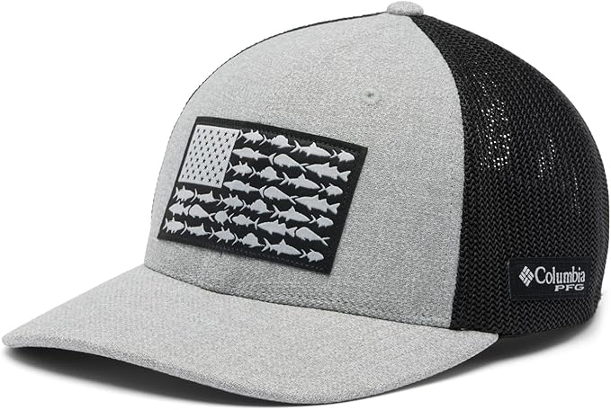 Columbia Unisex Adult PFG Logo Mesh Ball Cap
