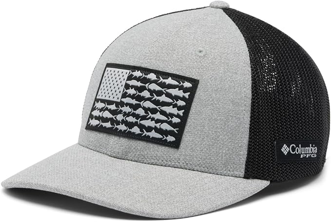Columbia Unisex Adult PFG Logo Mesh Ball Cap