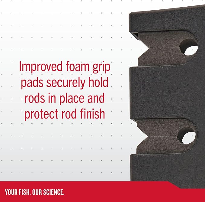 Berkley Horizontal 4 Fishing Rod Rack, Black
