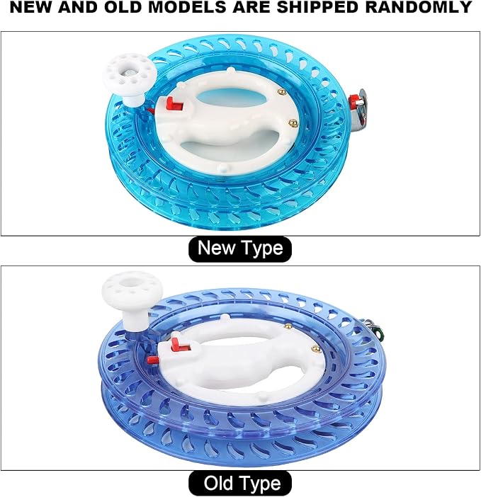 Dilwe Fishing Line Reel, ABS Multifunction Sea Fishing Wheel Hand Wire Wrapping Fly Line Fishing Reel Accessory