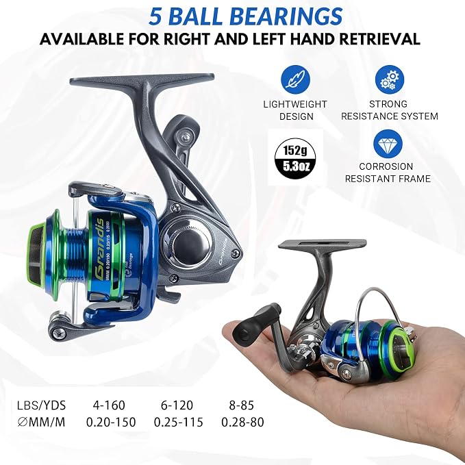 QualyQualy Ice Fishing Rod Reel Combo Complete Set Ice Fishing Gear with Backpack Seat Ice Cleats Ice Fishing Jigs Line Full Ice Fishing Kit 24" 26"