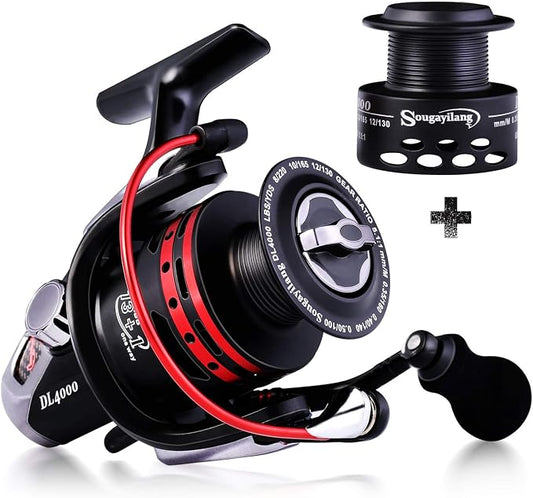 Sougayilang Fishing Reels Powerful 13+1BB Spinning Reels Ultra Smooth Reel for Saltwater or Freshwater