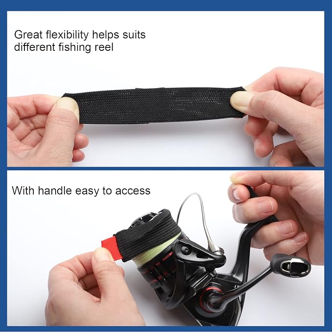 Dovesun Fishing Spool Belt Fishing Reel Protection Spinning Reels Fishing Reel Accessories 4pcs