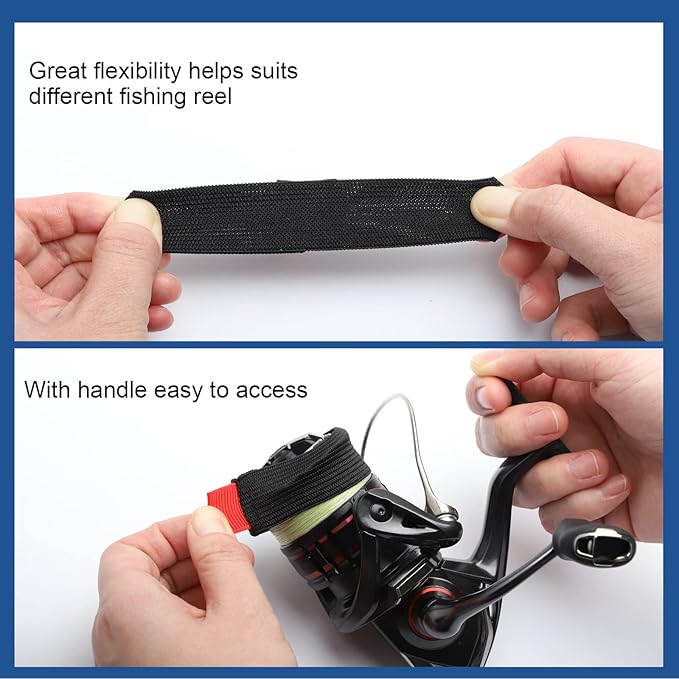 Dovesun Fishing Spool Belt Fishing Reel Protection Spinning Reels Fishing Reel Accessories 4pcs