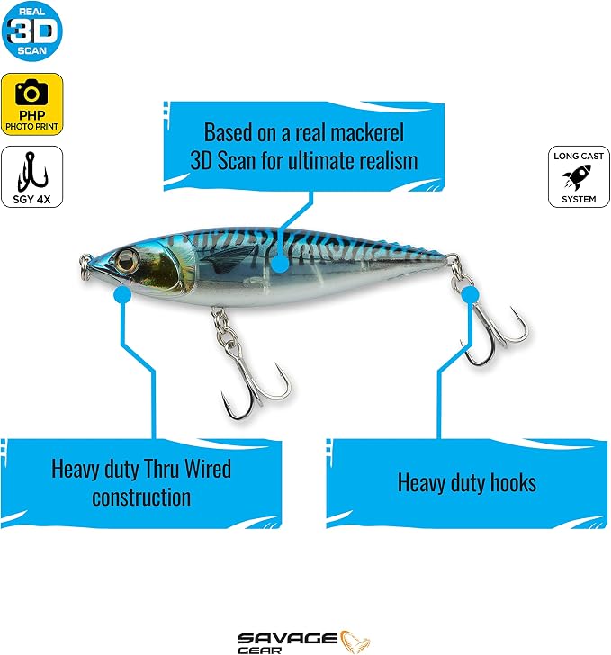 Savage Gear 3D Mackstick Fishing Hard Bait