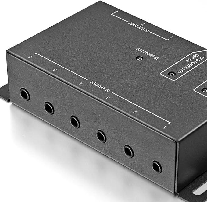 Infrared Repeater System IR Repeater Kit Control Up to 10 Devices Hidden IR System Infrared Remote Control Extender Kit