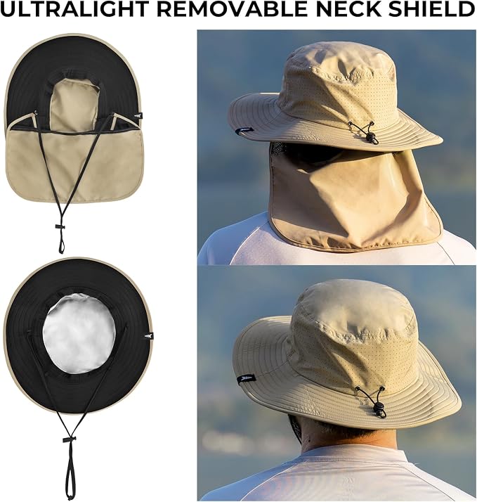 KastKing Sol Armis UPF 50 Boonie Hat - Sun Protection Hat, Fishing Hat, Beach & Hiking Hat, Paddling