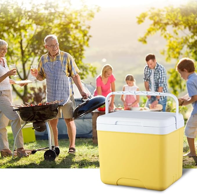 Outdoor Camping Coolers Ice Box Insulated Chest Beverages Food Thermal Incubator for Outdoor Picnics Fishing Box Beverages Food Thermal Incubator