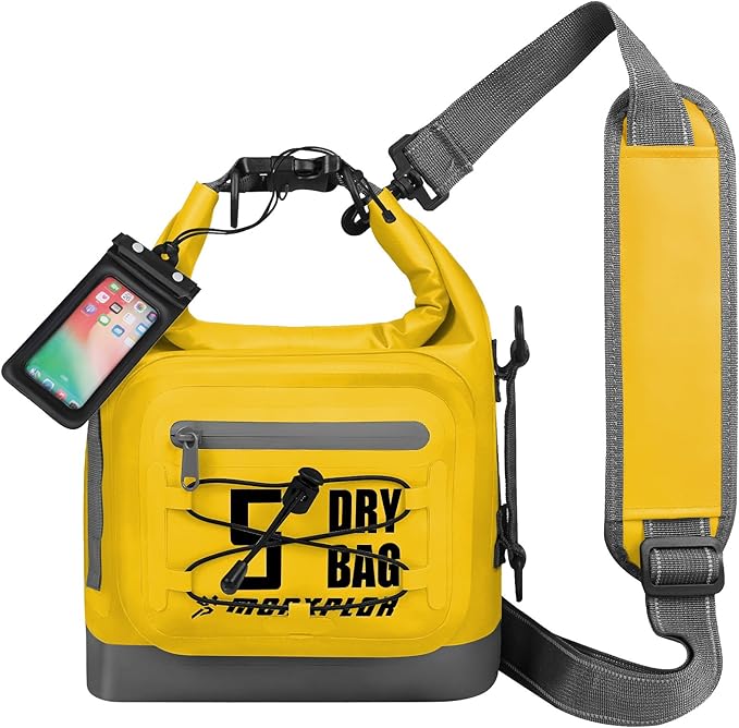 MORXPLOR Dry Bag Waterproof,5L/10L/20L/30L/40L/55L Roll Top Dry Bag Backpack with WaterProof Phone Case for Swim,Kayak