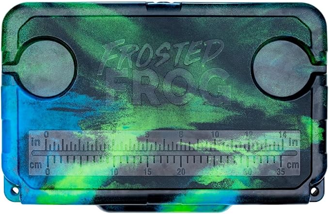 USA Made Frosted Frog Camo 20 Quart Ice Chest Heavy Duty High Performance Roto-Molded Commercial Grade Insulated Cooler