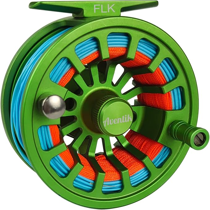 Aventik Fly Fishing Reel 3/4/5/6/7/8/9 Pre-Loaded Fly Reel with Line Combo