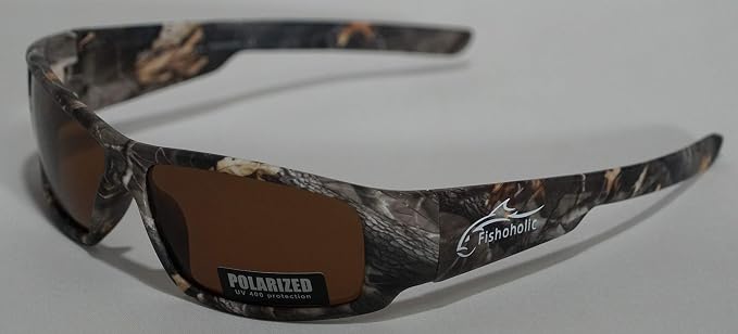 Fishoholic Polarized Fishing Sunglasses UV400 (14 Options) Fishing Gift with Hard Case & Pouch