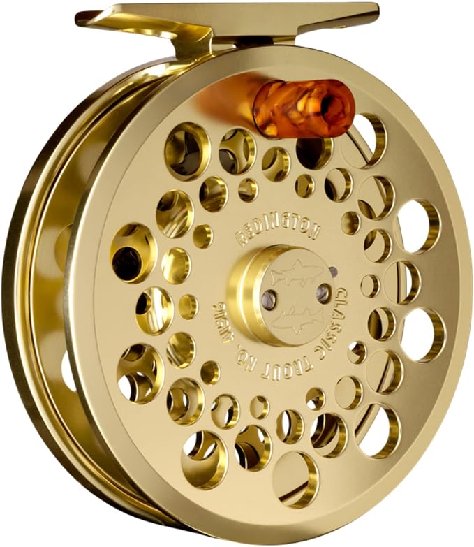 Redington Classic Trout Fly Reel – Lightweight Click-and-Pawl Trout Reel, Large Arbor, CNC Machined Aluminum