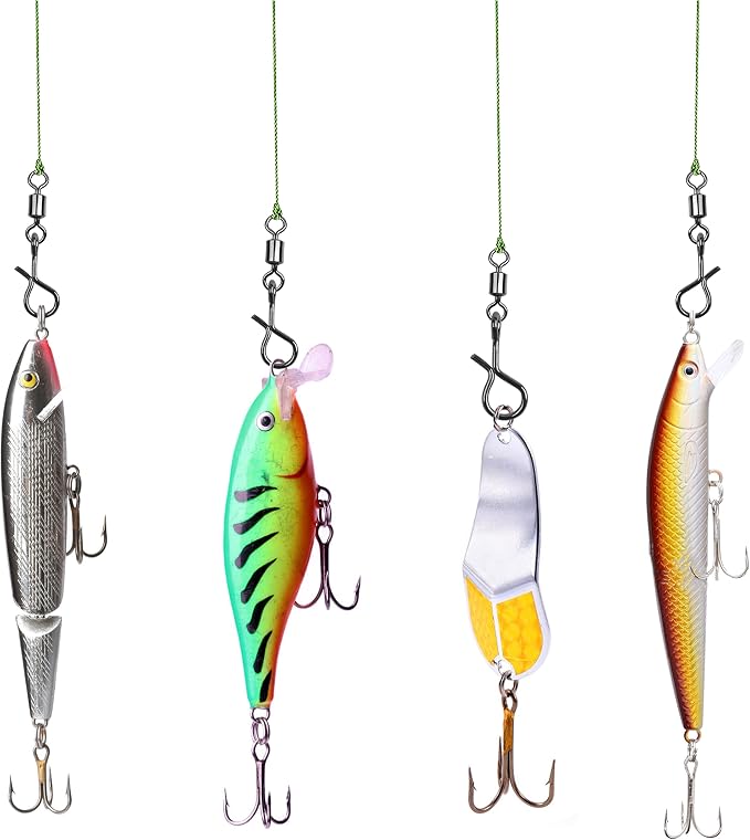 Quick Fly Fishing Snaps, 150pcs Stainless Steel No Knot Fast Snaps Quick Lure Change Clips for Flies Jigs Lures