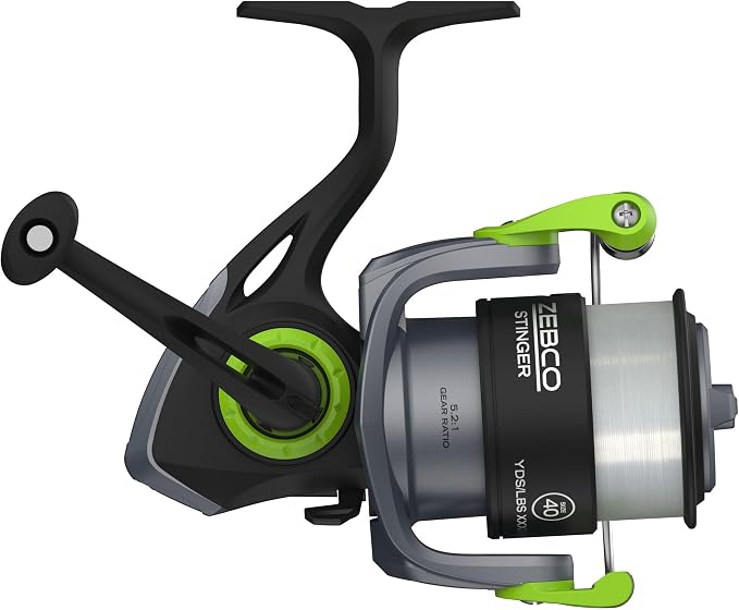 Zebco Stinger Spinning Fishing Reel, 1+1 Bearings Fishing Reel