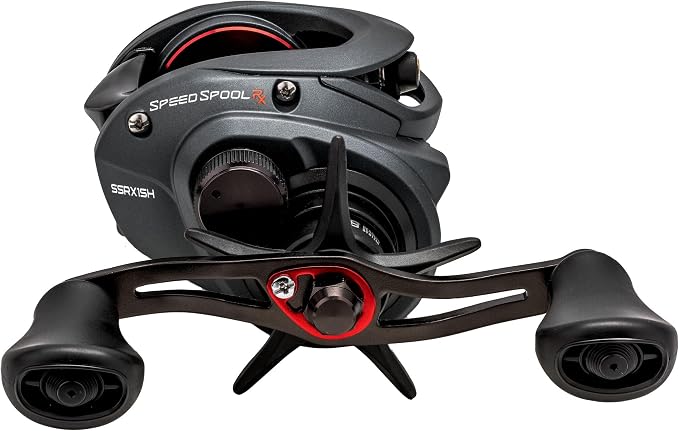 Lew’s Speed Spool RX Baitcast Fishing Reel, RH Retrieve, 8.3:1 Gear Ratio, 7+1 Bearings