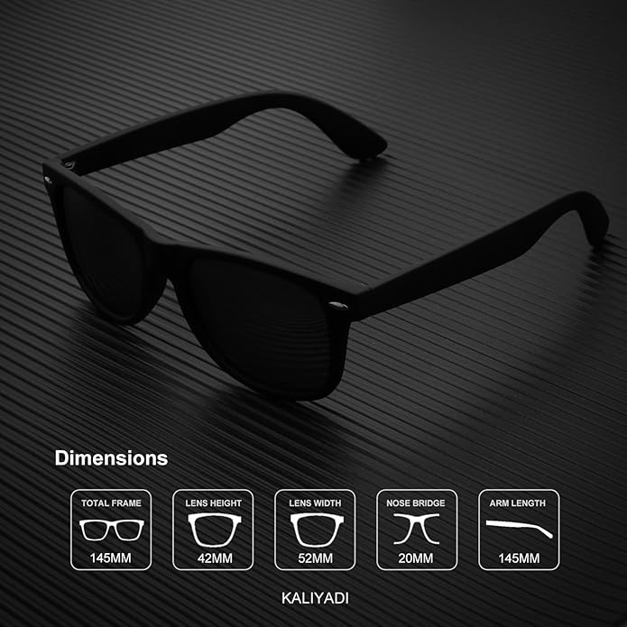 KALIYADI Sunglasses Men Polarized for Mens and Womens Unisex Sun Glasses for Driving UV Protection