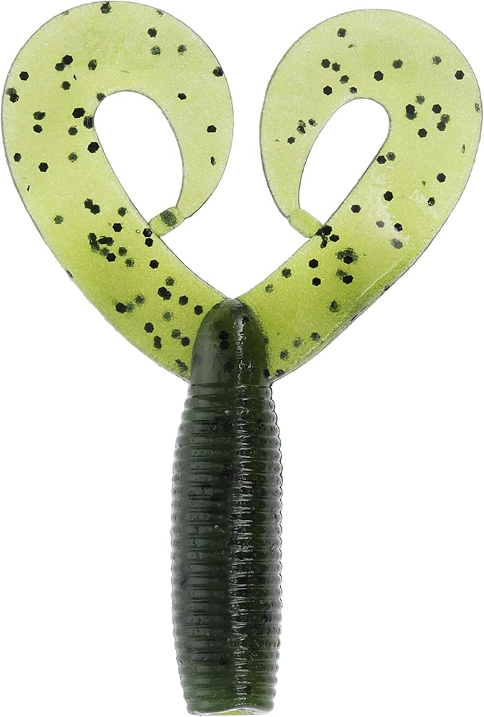 Yamamoto 4"/5" Double Tail Grub Soft Plastic Fishing Angling Swimbait Lures with Crawfish Design - 20 Pack