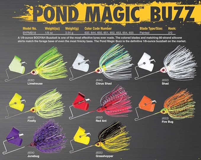 BOOYAH Pond Magic Small-Water Spinner-Bait Bass Fishing Lure