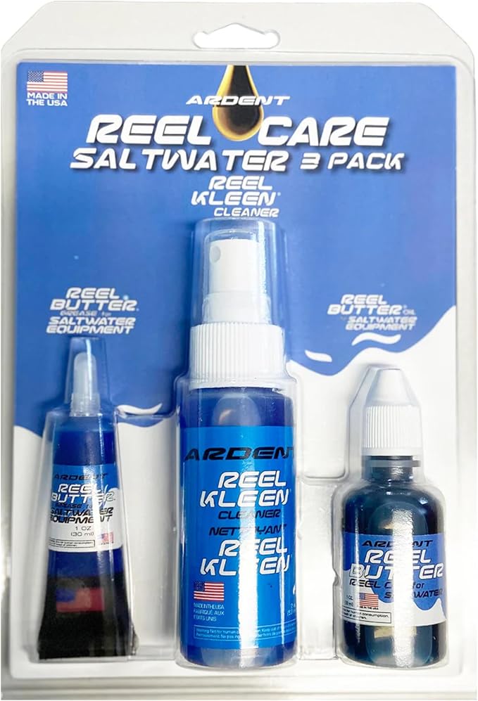 Ardent Freshwater Fishing Reel Care Pack, Long Lasting Protection, Prevent Corrosion, Smooth Casting, Made in The USA