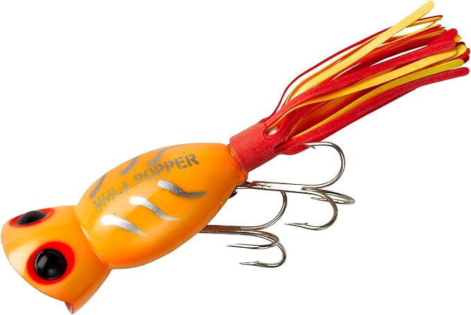 Arbogast Hula Popper Topwater Bass Fishing Lure