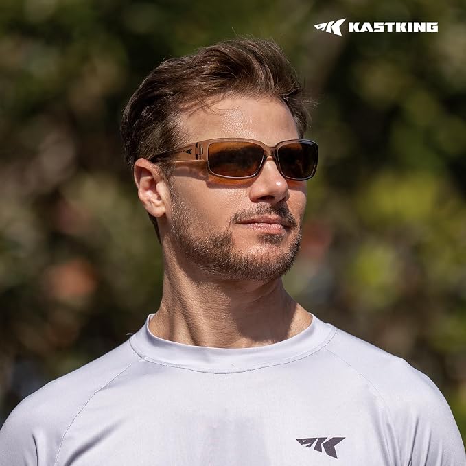 KastKing Skidaway Polarized Sport Sunglasses for Men and Women,Ideal for Driving Fishing Cycling and Running,UV Protection