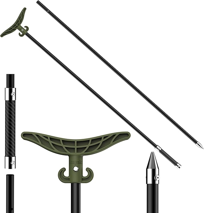 itayak 8.63ft/12.3ft Shallow Water Anchor Pole, Fiberglass Boat Anchor with T-Handle, Pole Anchor with 316 Stainless Tip for Boat, Fishing Kayak (Gloves Included)