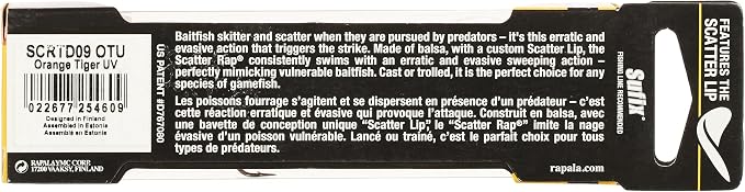 Rapala Scatter Rap Jointed 09 Firetiger