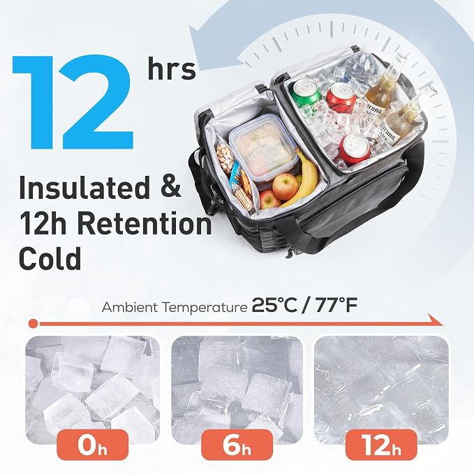 TOURIT Soft Sided Cooler Bag Insulated 30/48/60 Cans, Large Collapsible & Leakproof Ice Chest for Picnic, Beach, Camping, Travel, Sports Fan Coolers