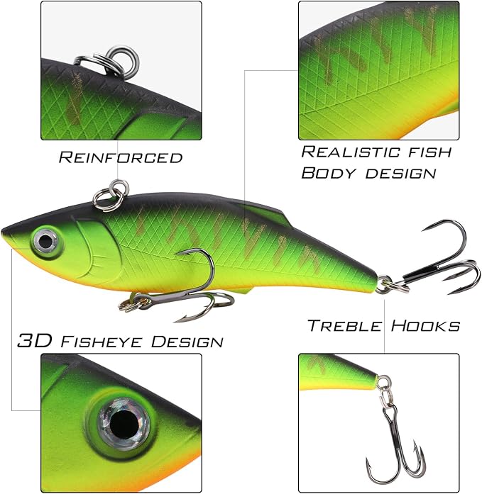 Sougayilang Minnow Fishing Lures Crankbaits Set Fishing Hard Baits Swimbaits Boat Topwater Lures for Trout Bass Perch Fishing