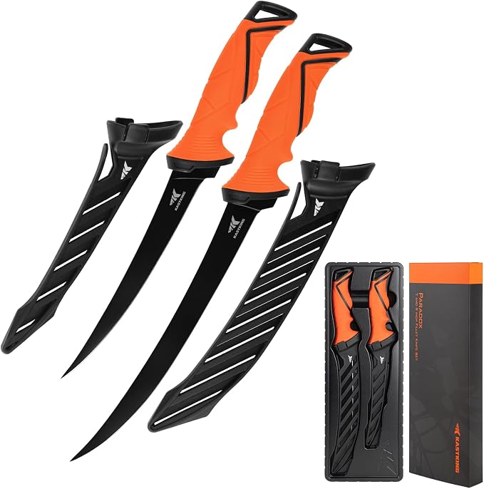 KastKing Paradox Fishing Fillet Knife Kit, 7" and 9"