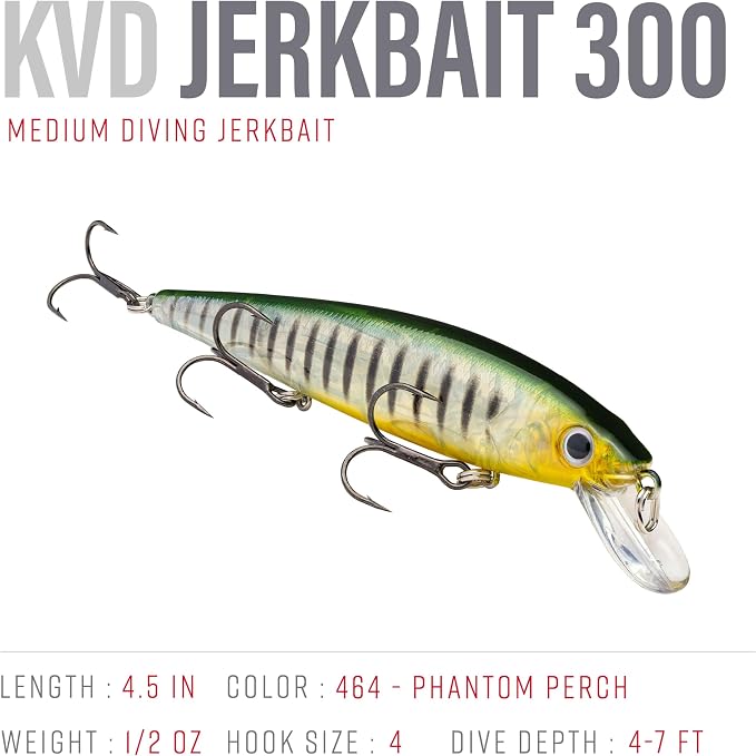 Strike King KVD Jerkbait 3 Hook