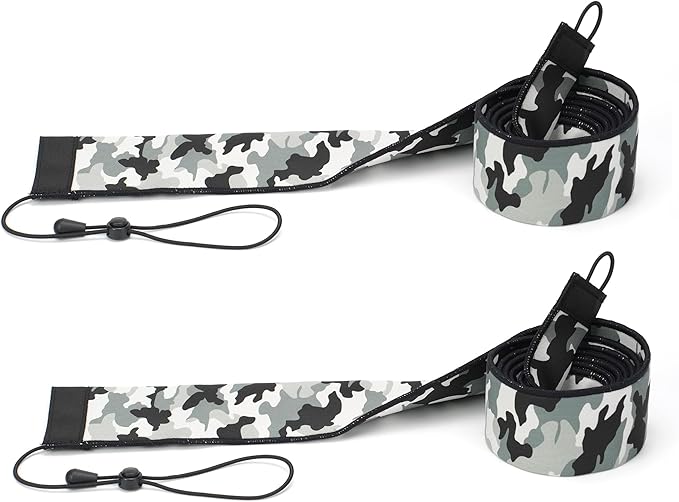 Neoprene Camo Fishing Rod Sleeves,Fishing Pole Sleeves,Fishing Rod Socks | UV Resistance,Puncture Resistant, Protect Casting, Spinning, Trolling Fishing Rods, Storage, tangled-free,75in,68in,60in