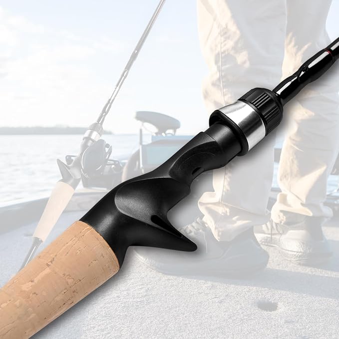 Fiblink 4 Pieces Travel Casting Rod Carbon Baitcasting Fishing Rod Portable Fishing Rod Baitcaster