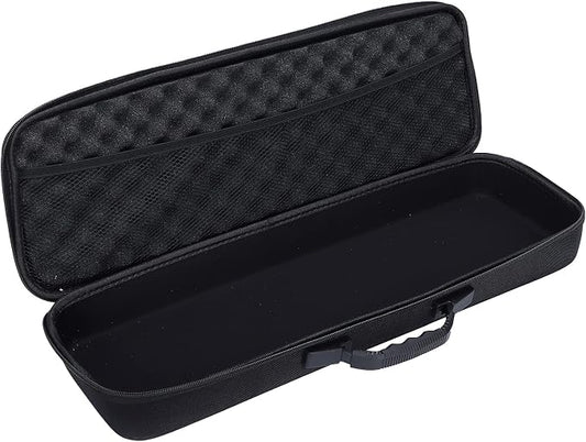 EVA Hard Shell Fishing Rod Case Fishing Gear Storage Bag Fishing Pole Protector with Double Zippers Sponge Padding for Rods Reels Boat Accessories