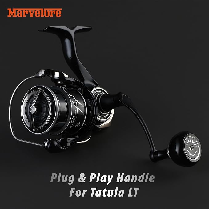 Mamba Series Power Handle 2.28'' (58 mm) Compatible for Daiwa Fuego LT, Ballistic LT, Tatula LT, Exceler LT 1000-4000 Spinning Fishing Reels