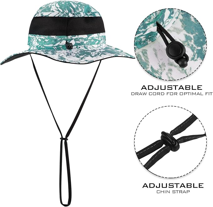 KastKing Sol Armis UPF 50 Boonie Hat - Sun Protection Hat, Fishing Hat, Beach & Hiking Hat, Paddling