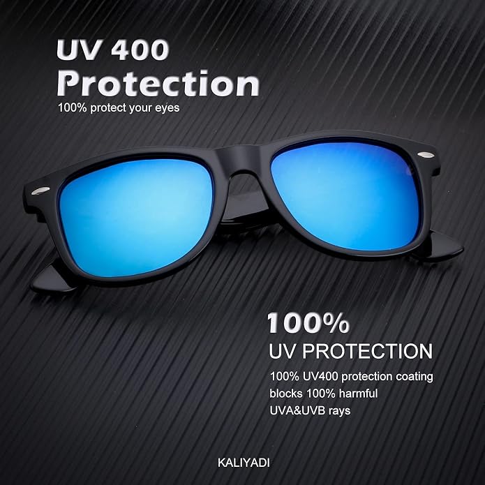 KALIYADI Sunglasses Men Polarized for Mens and Womens Unisex Sun Glasses for Driving UV Protection
