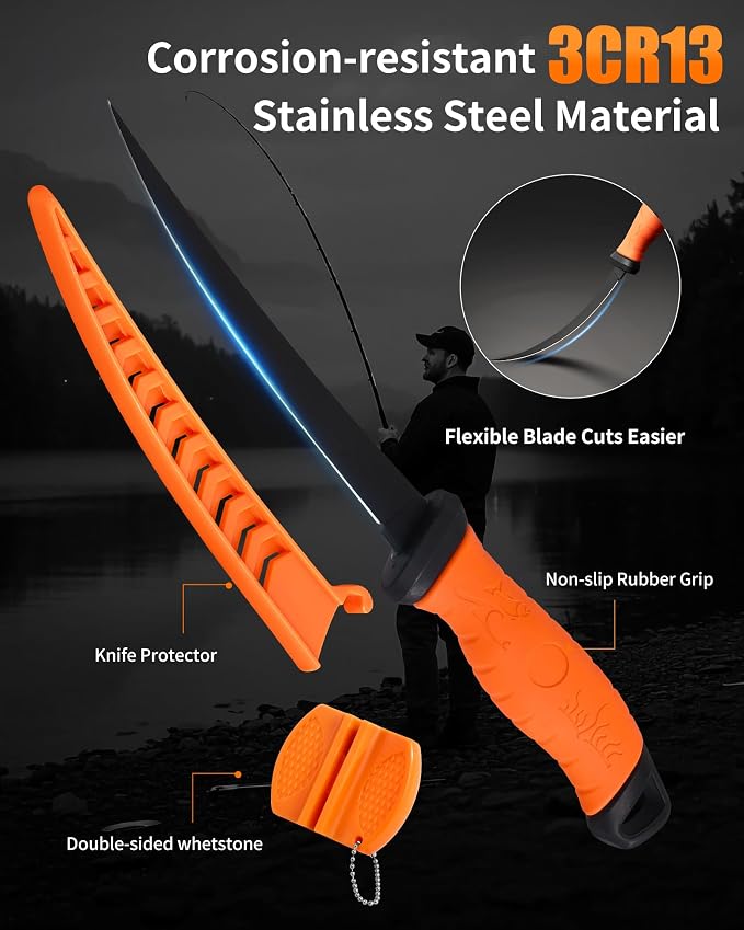 Fish Lip Gripper，Fishing Split Ring Pliers，Fish Hook Remover Tool Kit，Fishing Gear Gift for Men，Saltwater Line Cutting Fishing Tackle，Accessory Set
