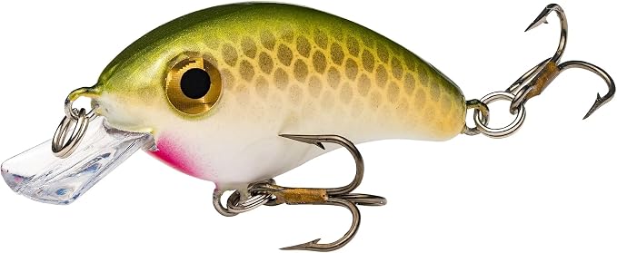 Strike King Bitsy Pond Minnow Crankbait Fishing Lure, 3/32 oz, Irresistible to Fish