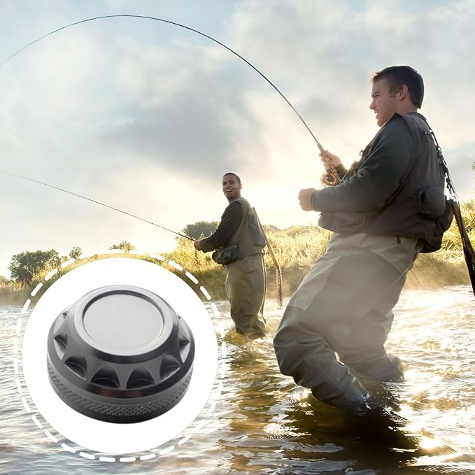 Fishing Reel Handle Cap, 1 PCS, Aluminum Alloy | Universal Screw Accessories, Replacement Part for Spinning Reel, Upgrade for Anglers, Shore Casting & Travel Fishing