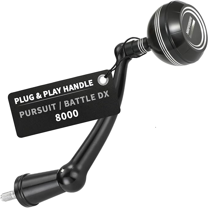 Foldable Power Handle for Penn Pursuit III IV, Battle III IV DX, Conflict I Spinning Fishing Reel Replacement Handle