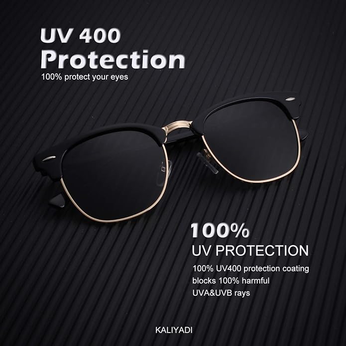 KALIYADI Sunglasses Men Polarized for Mens and Womens Unisex Sun Glasses for Driving UV Protection