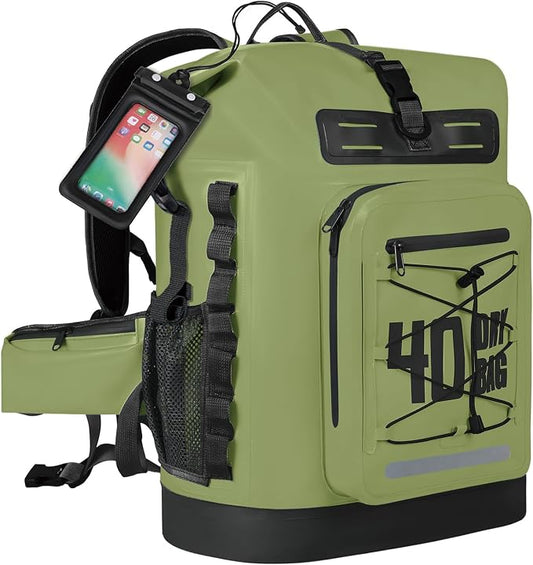 MORXPLOR Dry Bag Waterproof,5L/10L/20L/30L/40L/55L Roll Top Dry Bag Backpack with WaterProof Phone Case for Swim,Kayak